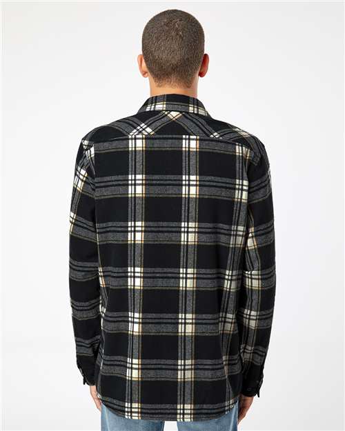 Open Pocket Flannel Shirt