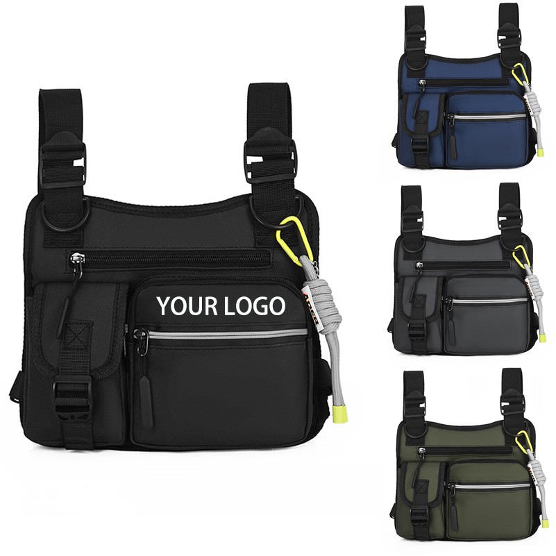 Street Outdoor Lightweight Reflective Utility Vest Bag 3