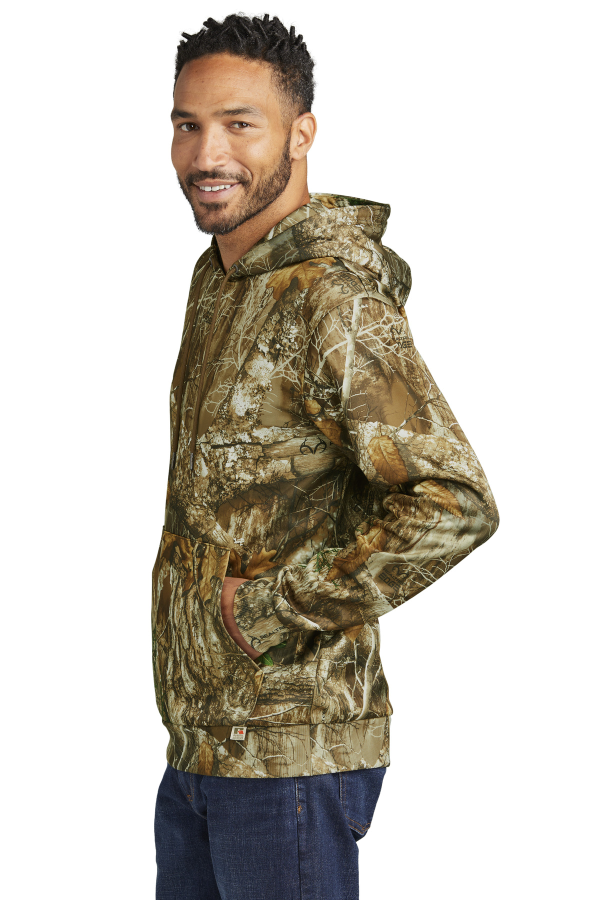 Russell Outdoors Realtree Pullover Hoodie RU400, custom hoodie or sweatshirt with logo imprint 4