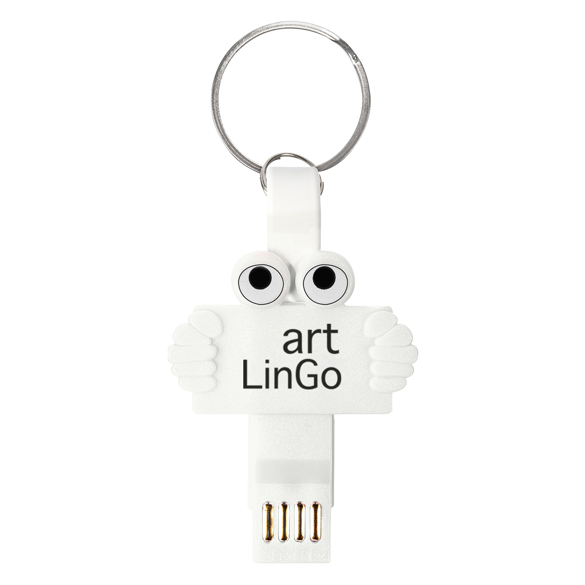 Clipster Buddy 3-In-1 Charging Cable Key Ring 4