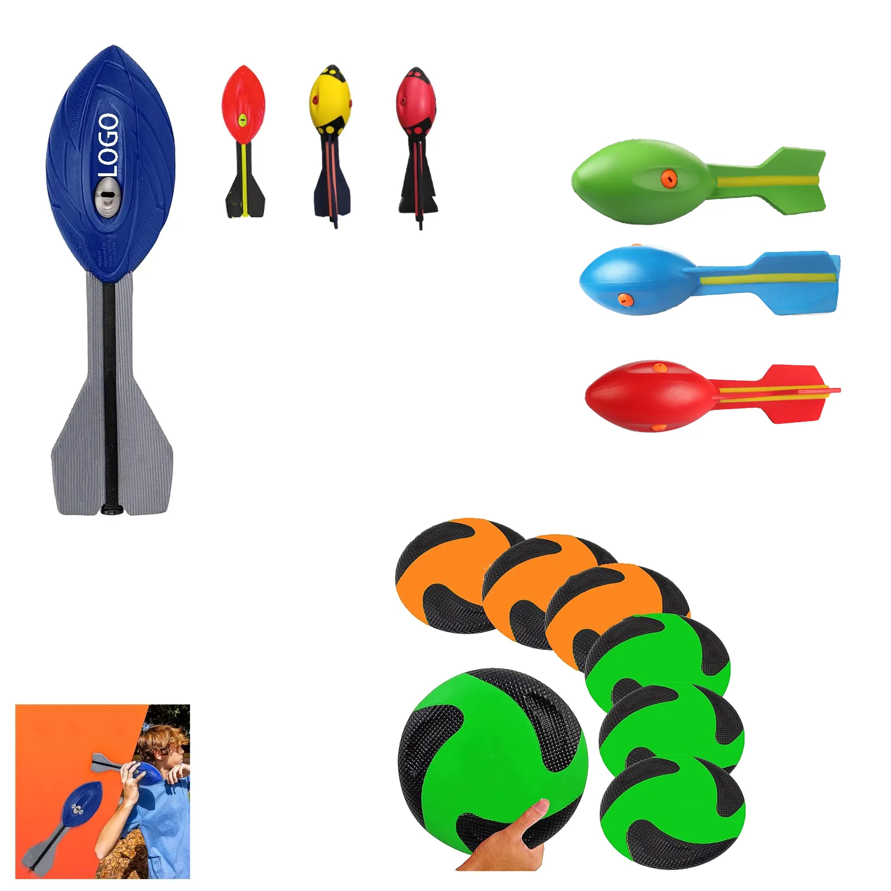 Foam Football Throwing Toy 5