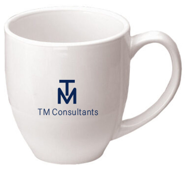 St. Paul Bistro Mug, White 16 oz. 1