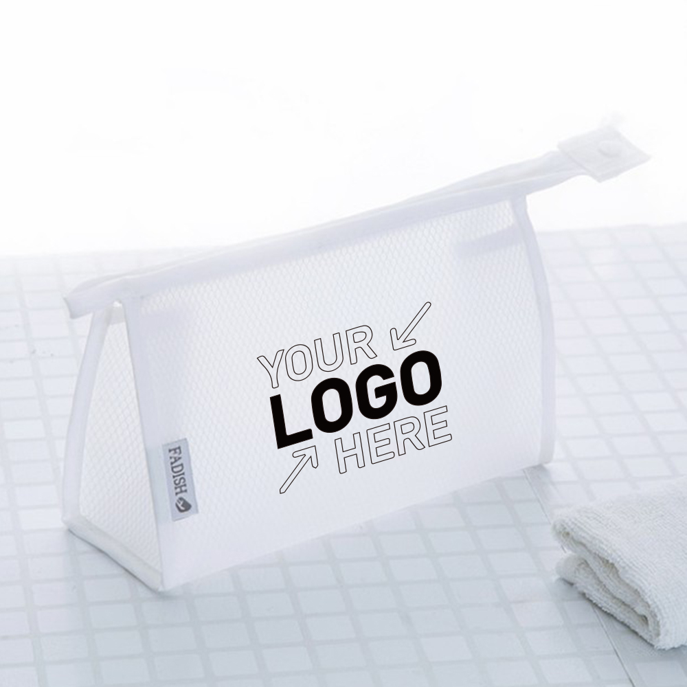 Transparent Zippered Travel Cosmetic Bag 3