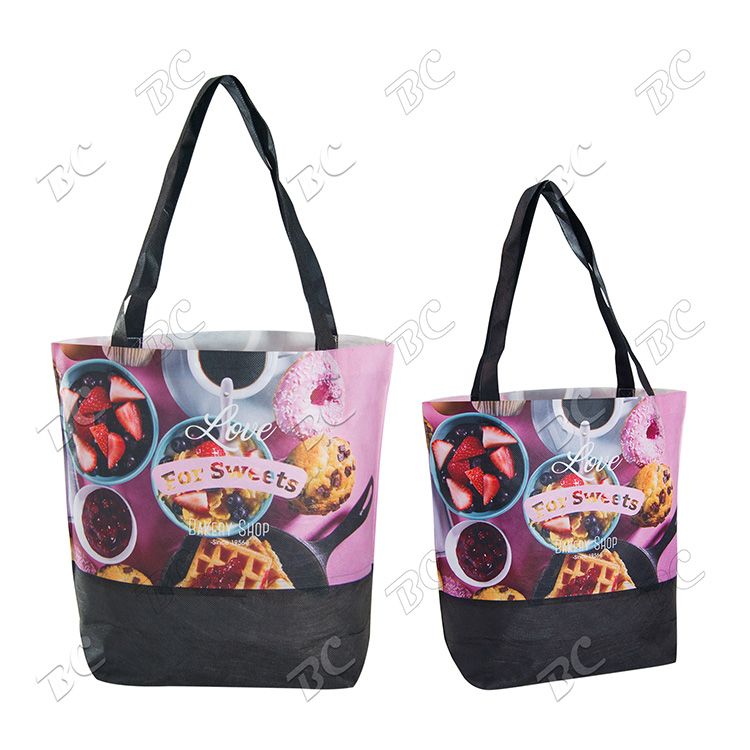 Two Tone Sublimated Design Tote Bag 3