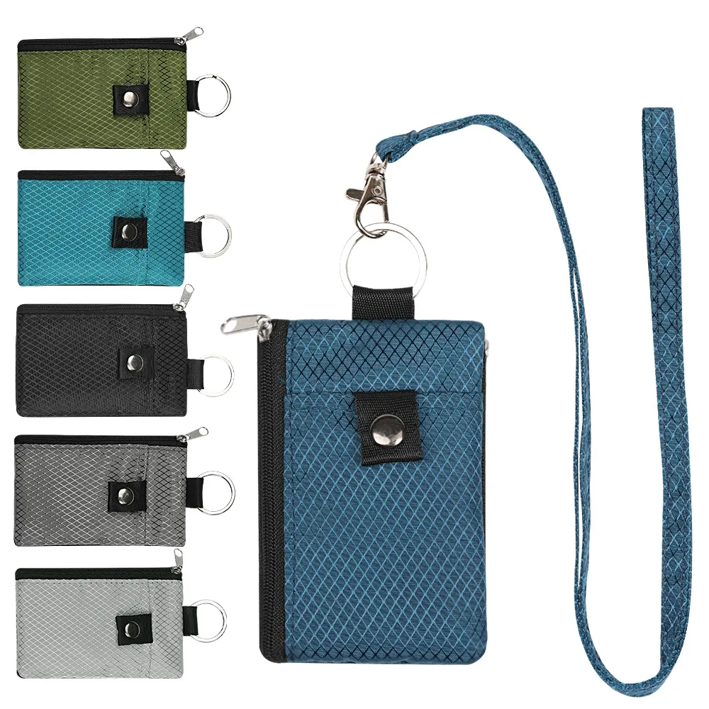 Keychain card case for neck hanging 1