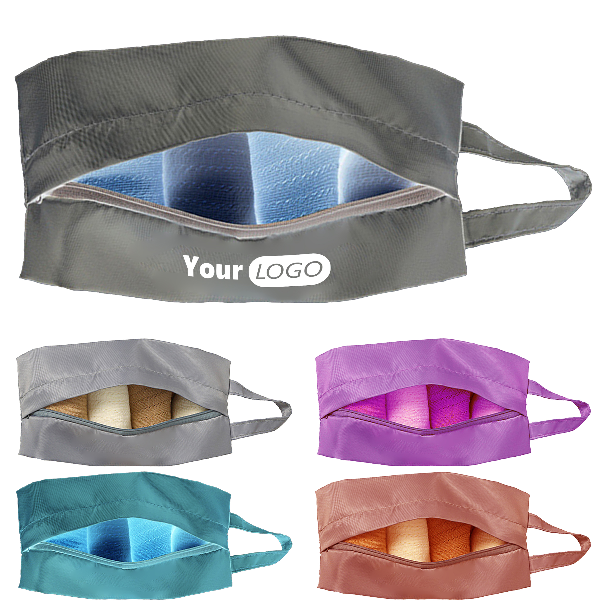 Other Fabric Portable Underwear Business Travel Handheld Storage Bag 3