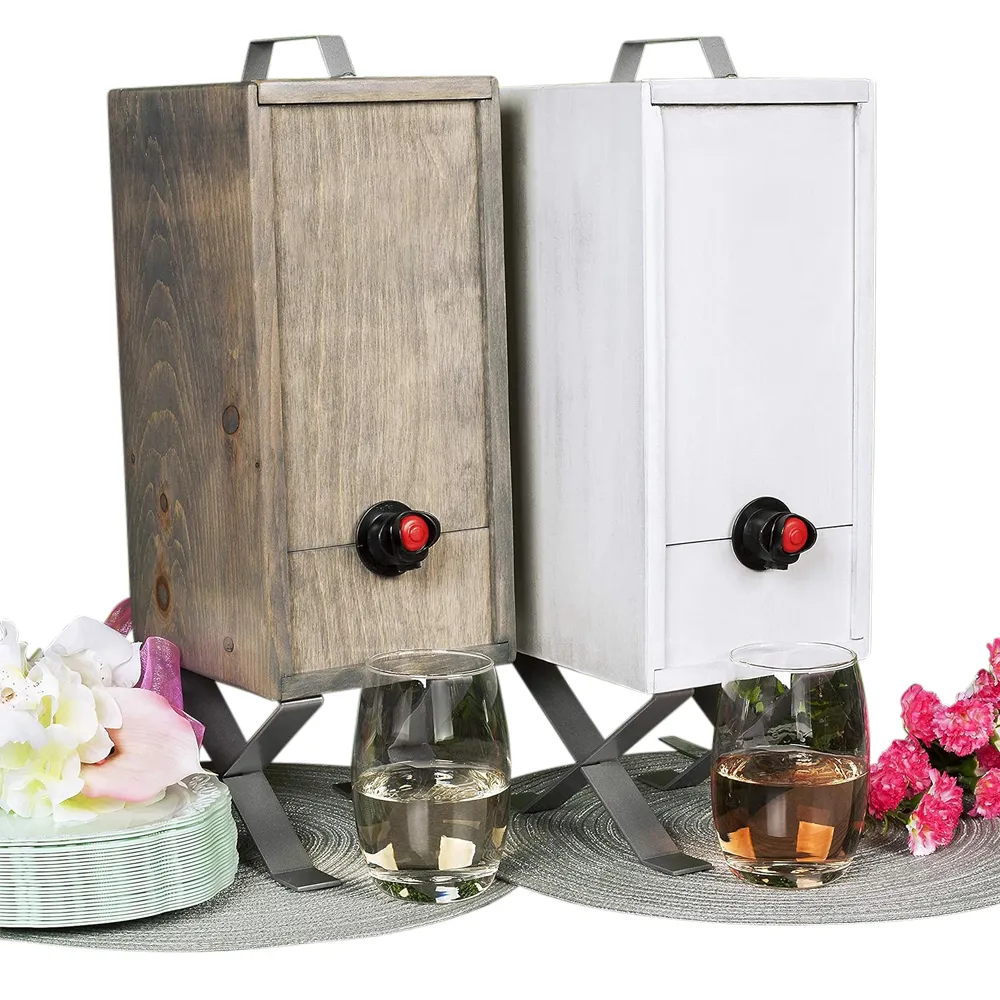 Wood Wine Dispenser and Nook 1