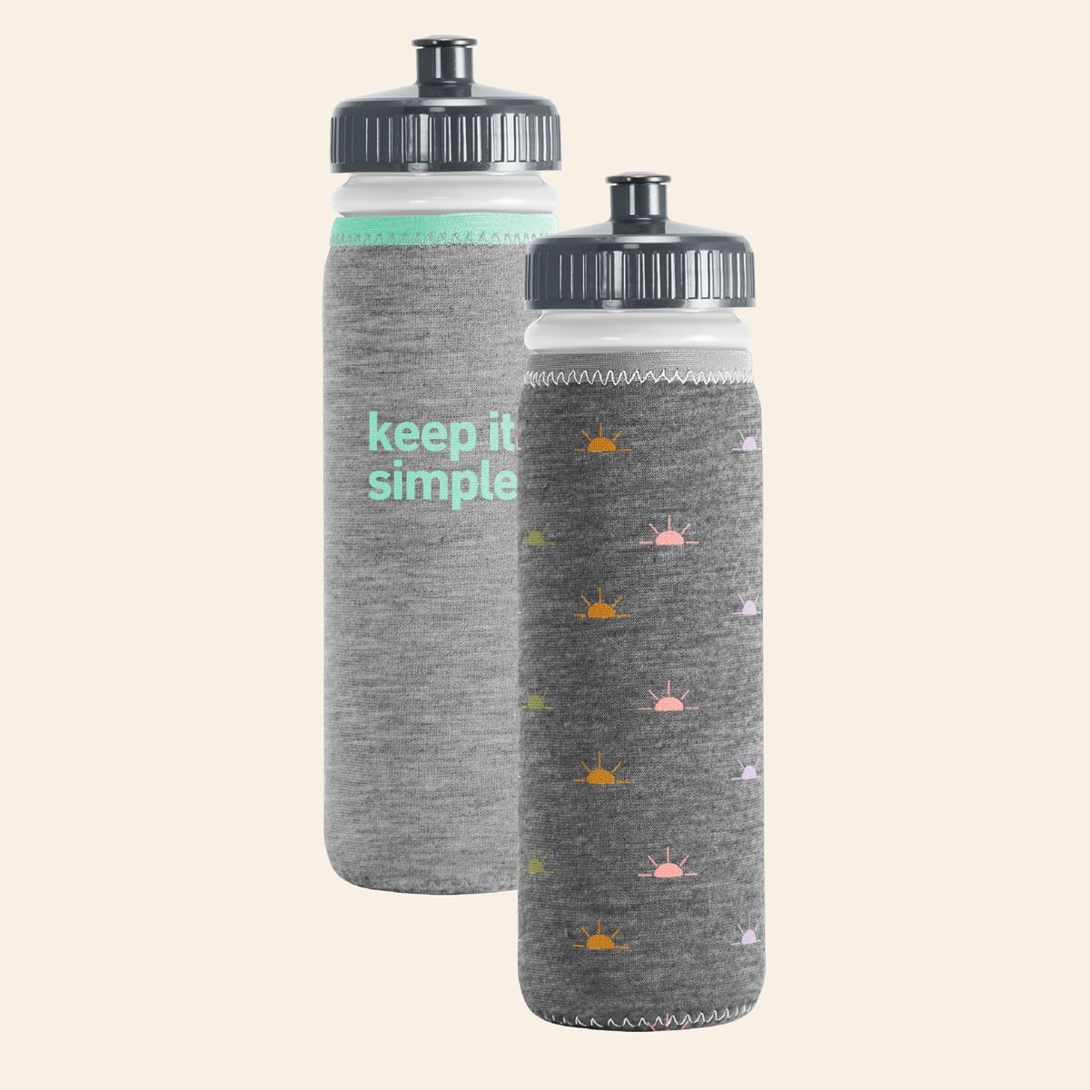 HEATHERED JERSEY KNIT - VAN METRO SPORT BOTTLE-PUSH-PULL CAP