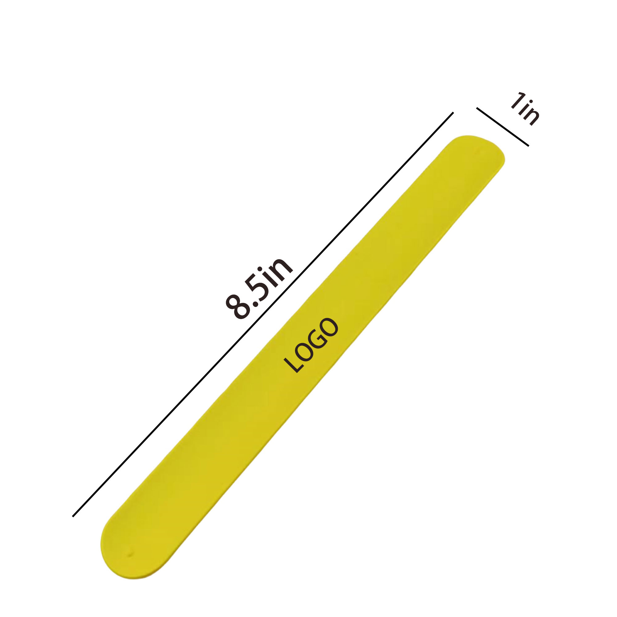 Rainbow Silicone Slap Bracelets 1