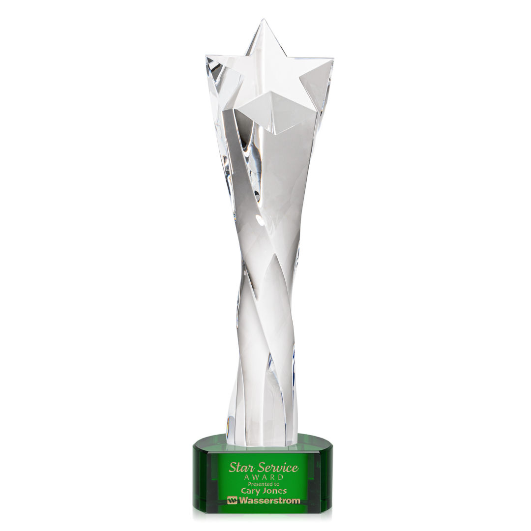 Arlington Star Award on Paragon Base - Green 3