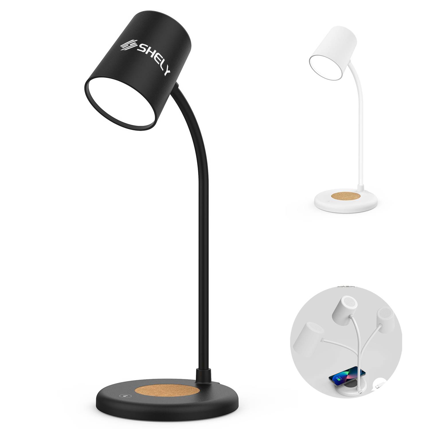 Wireless charging music table lamp speaker 2