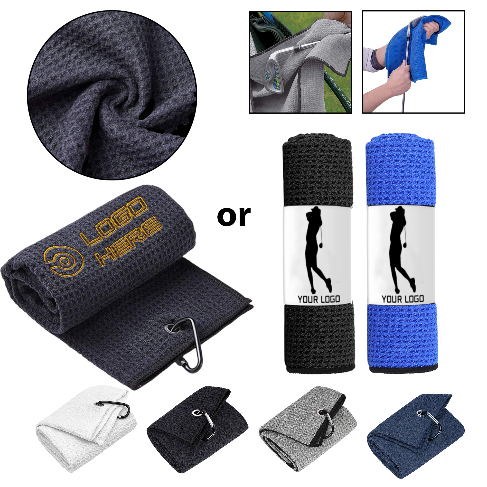 ProClean 16"x24" Microfiber Golf Towel 1