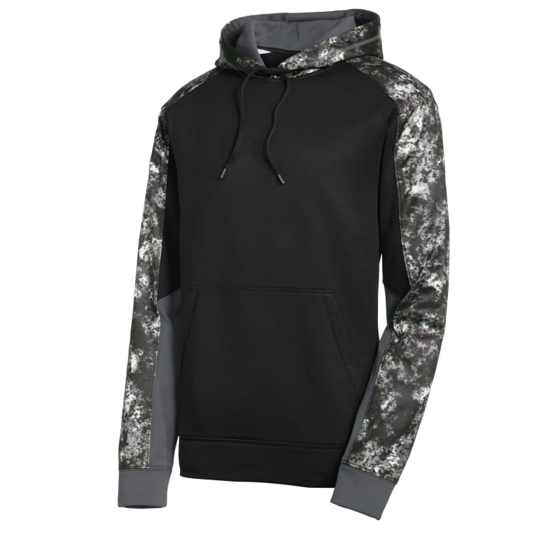 Sport-Tek Sport-Wick Mineral Freeze Fleece Colorblock Hooded Pullover., custom hoodie or sweatshirt with logo imprint 17