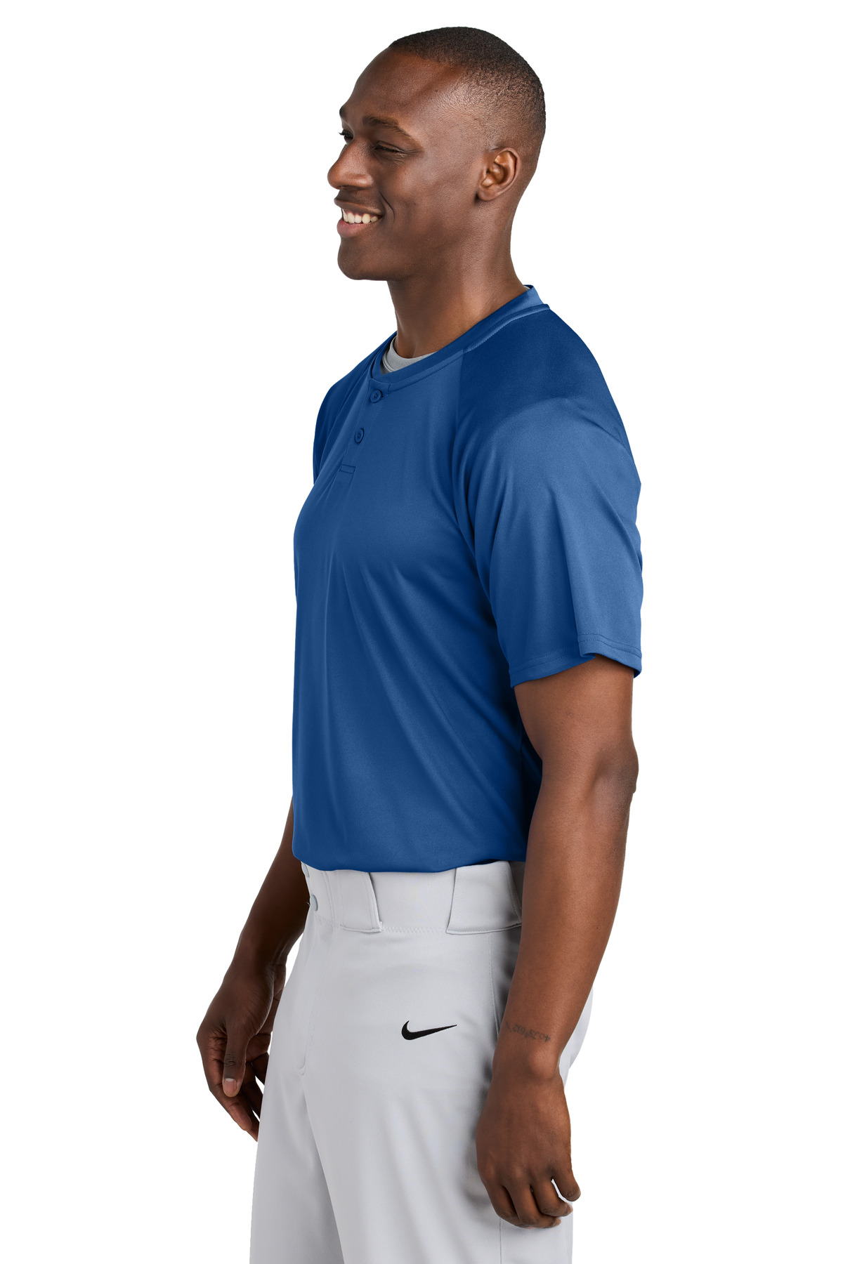 Sport-Tek PosiCharge Competitor 2-Button Henley ST359 40