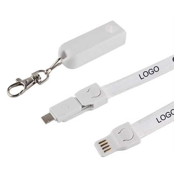 Trace Swivel Duo Charging Cable Lanyard 6