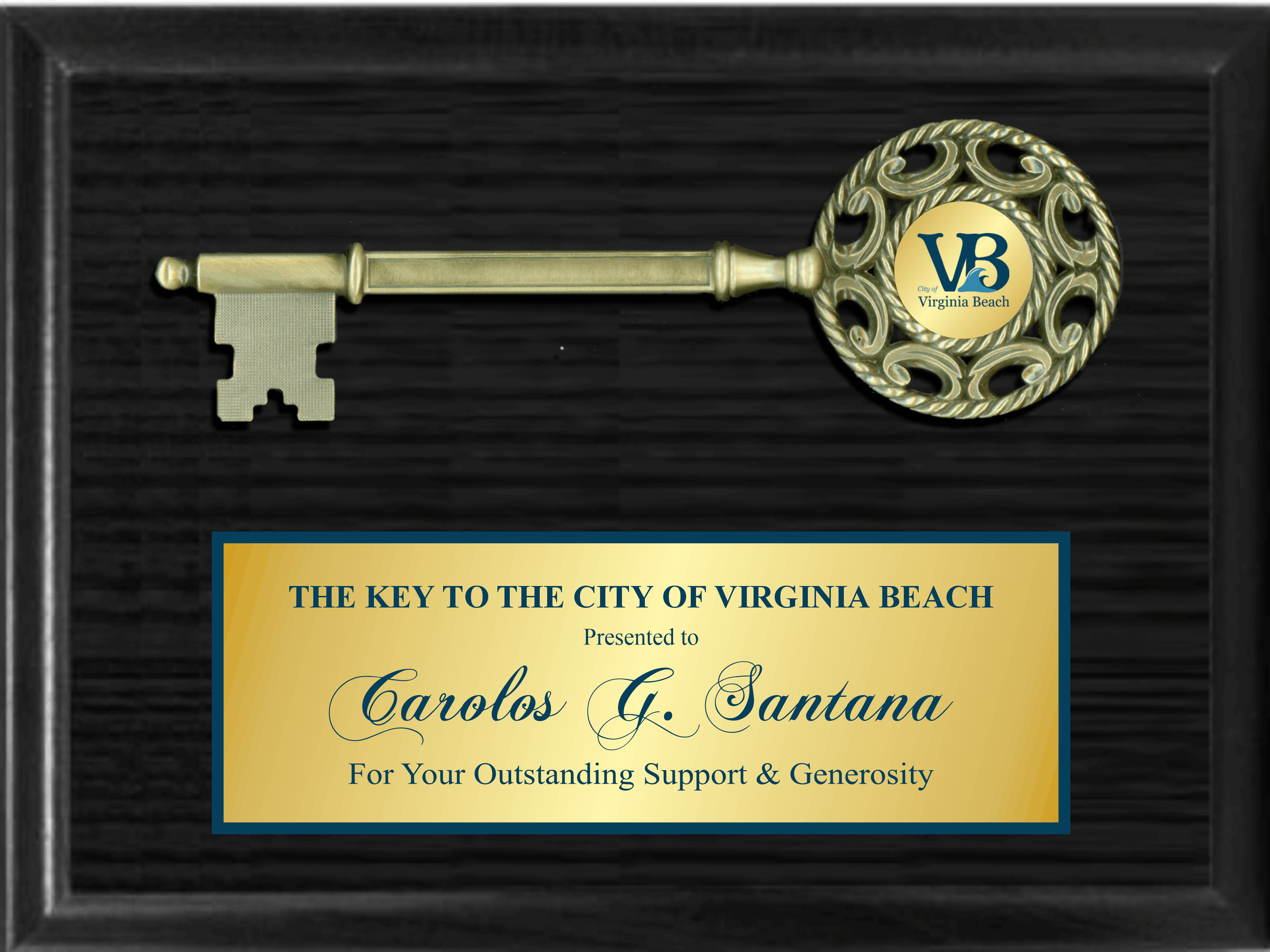 9.5" Metal Key Mount On 9"X12" Plaque 2