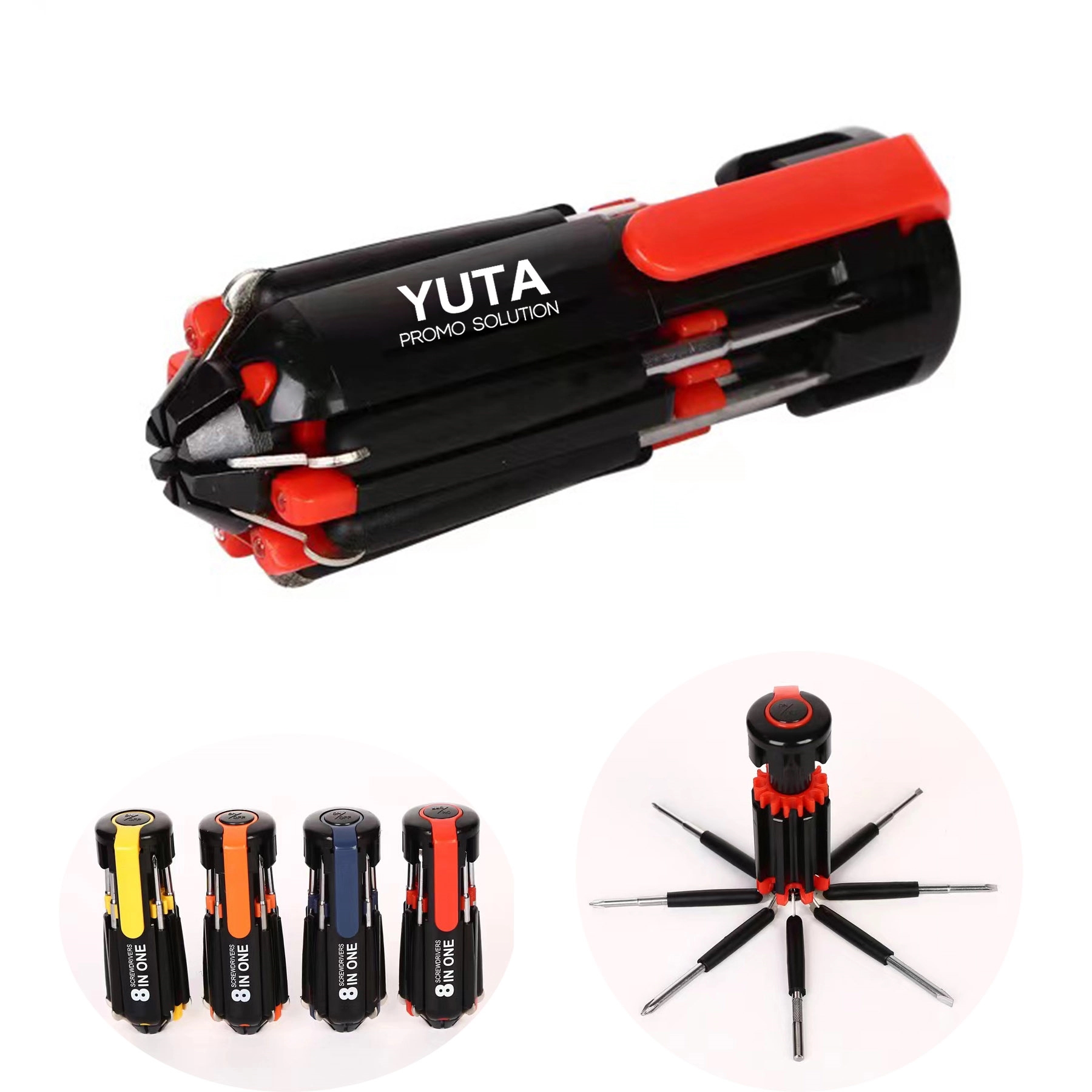 8 In 1 Screwdrivers With Worklight 2