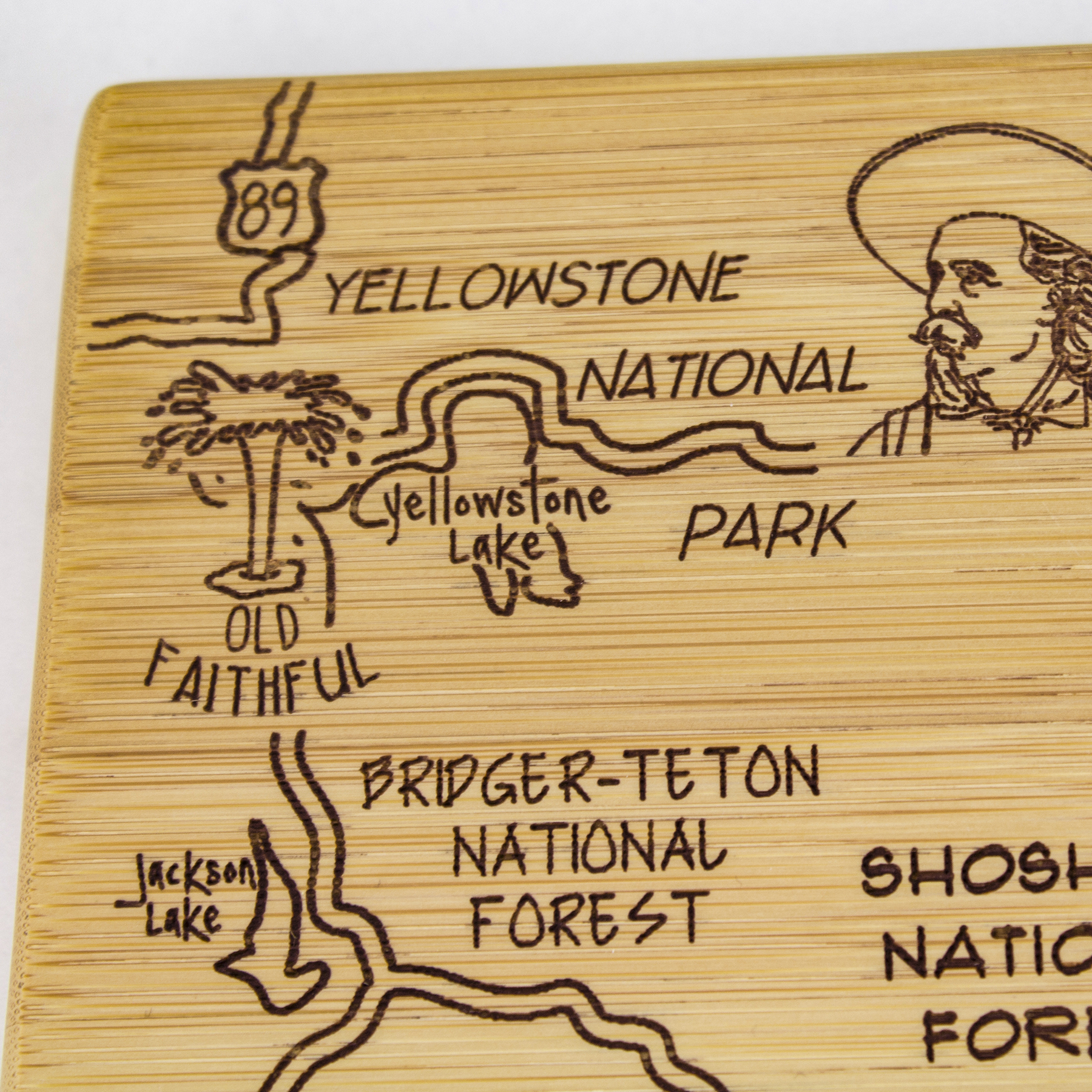 Destination Wyoming Cutting & Serving Board 2