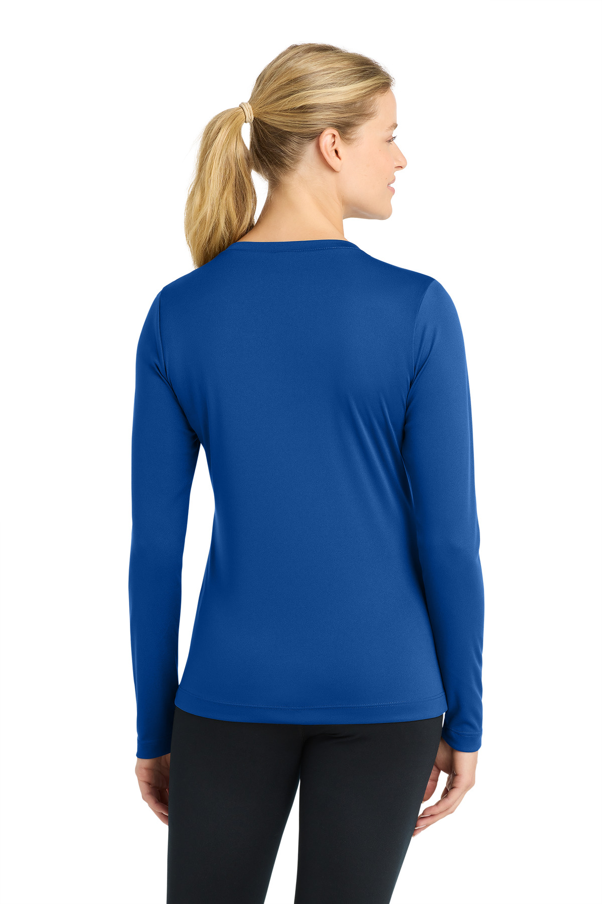 Sport-Tek Women's Long Sleeve PosiCharge Competitor V-Neck Tee. LST353LS 24