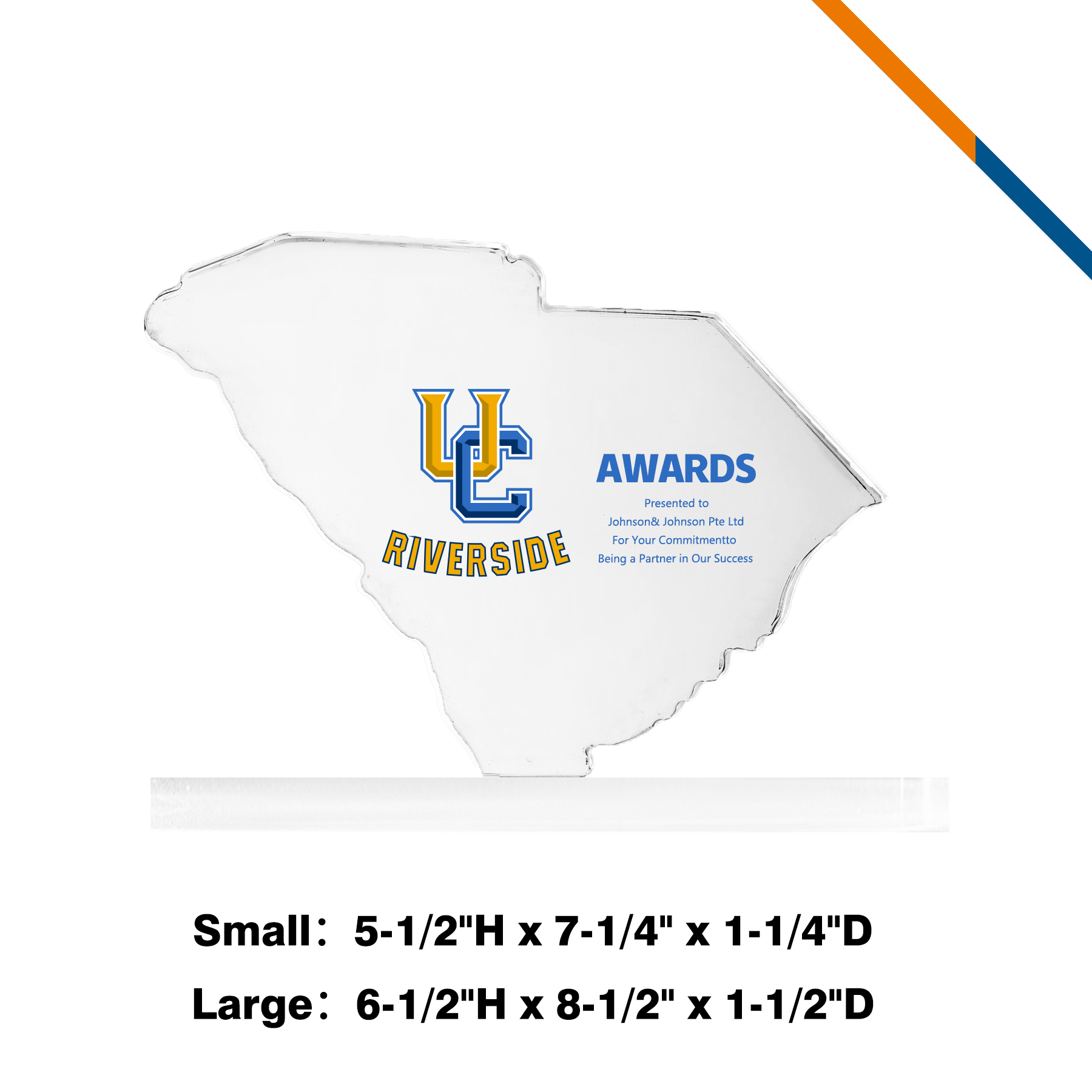 Glarb South Carolina Crystal Award 4