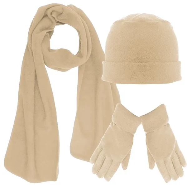 Polar Fleece Hat Scarf And Gloves 5