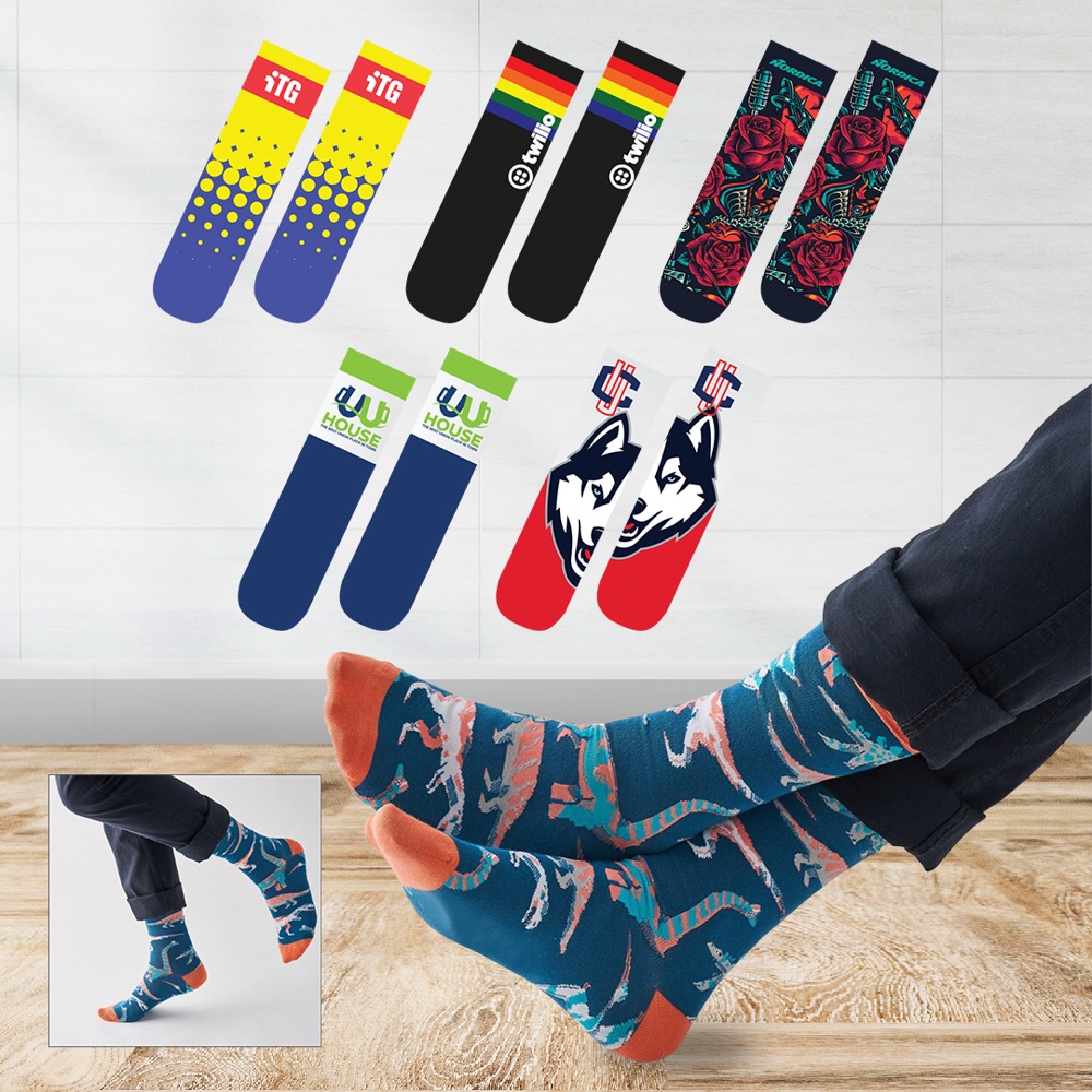 Full Color Calf Socks 9