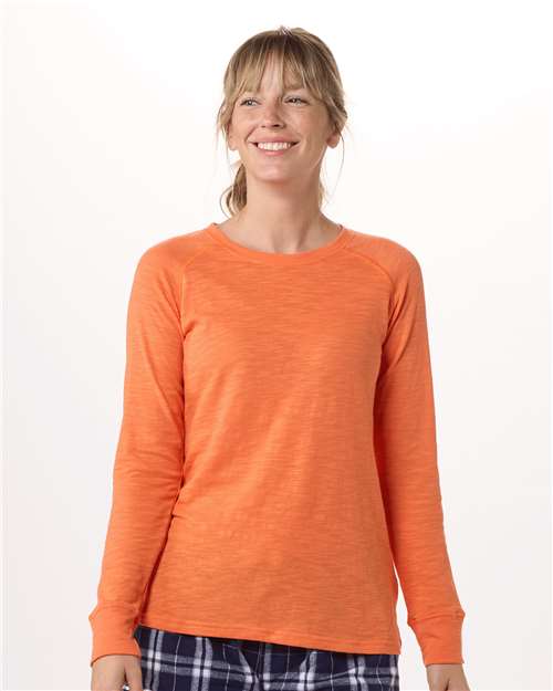 Women's Solid Preppy Patch Long Sleeve T-Shirt - BW3166 48