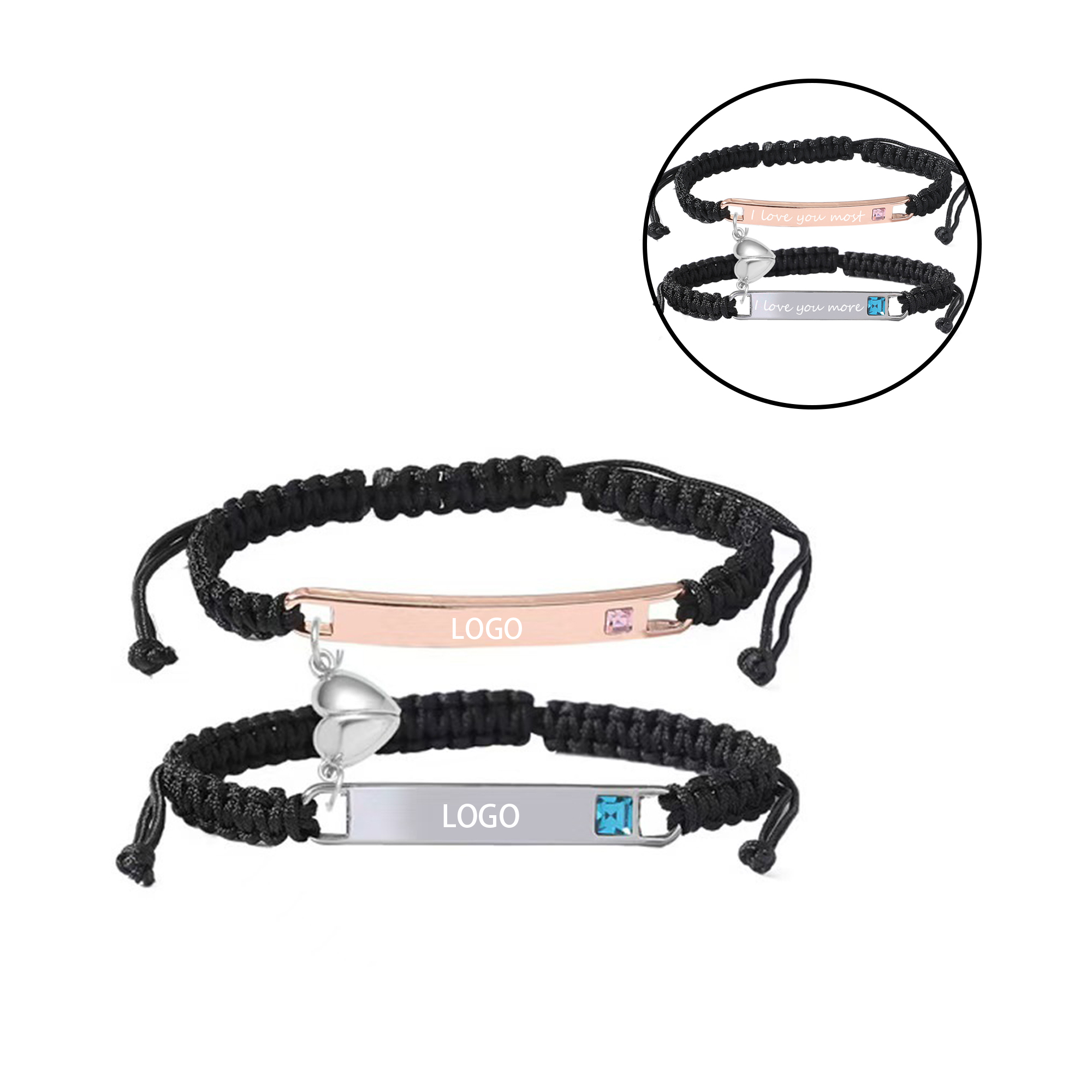 MOQ:20pcs Romantic Date Bracelet 2