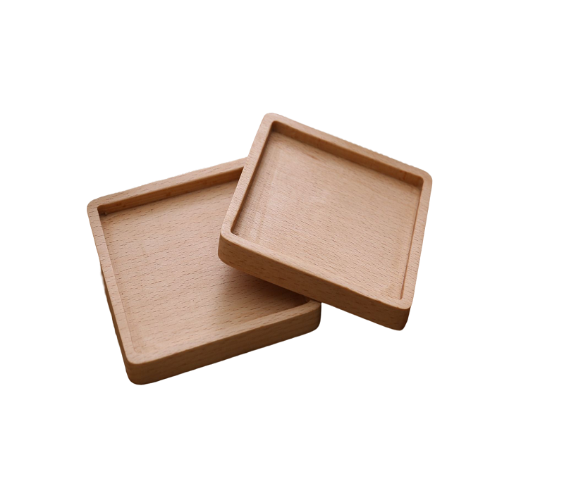 Beechwood Coaster - Groove style 3
