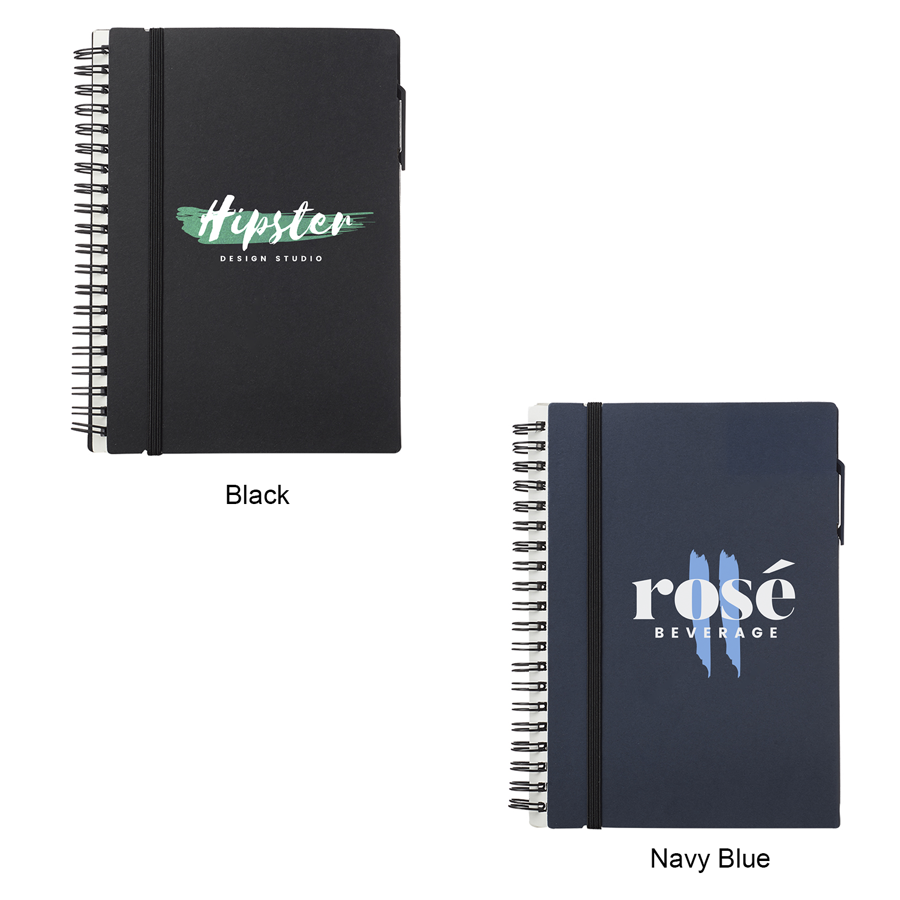 Spiral Notebooks with Elastic Closure 2