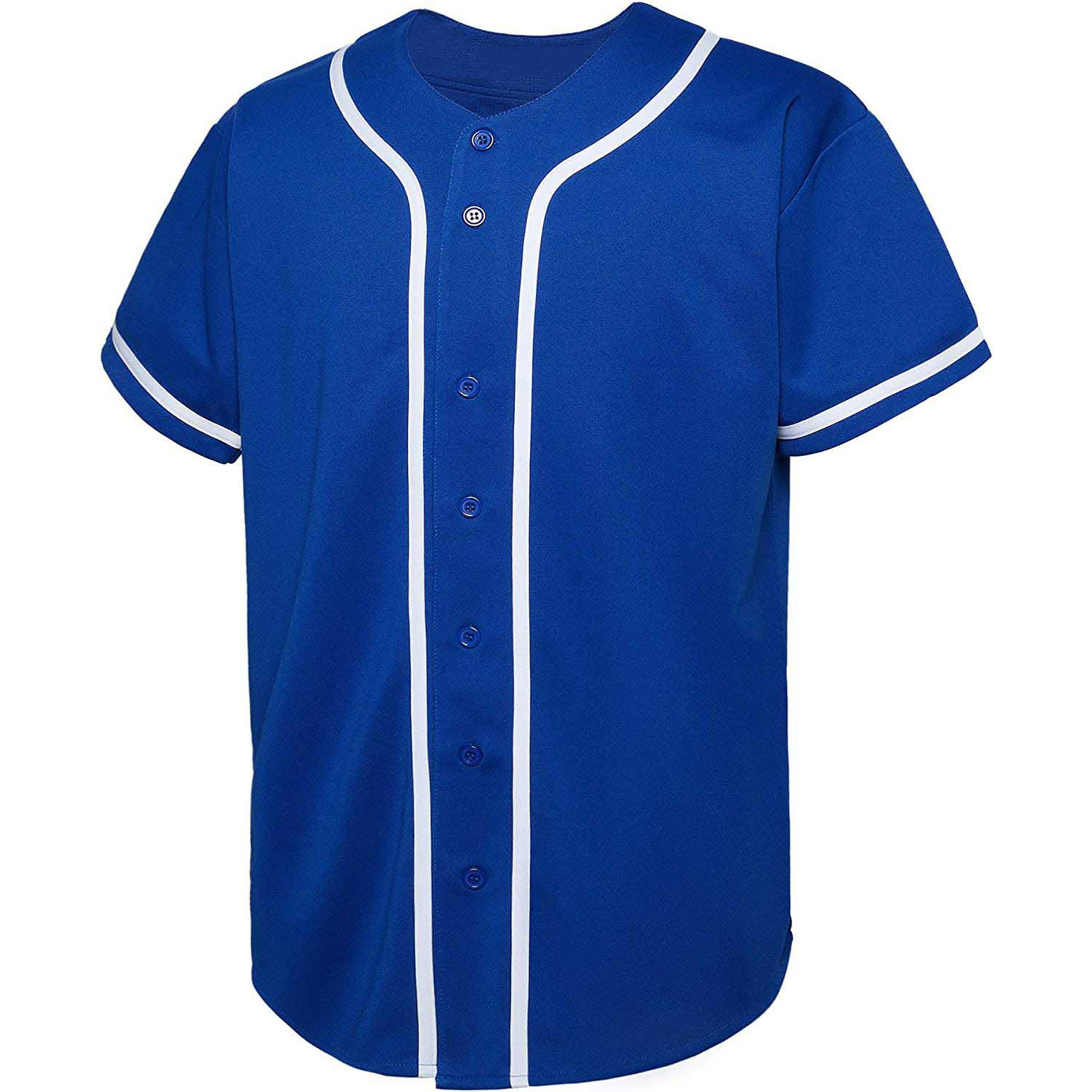 Mens Baseball Jersey Button Down Shirts 5