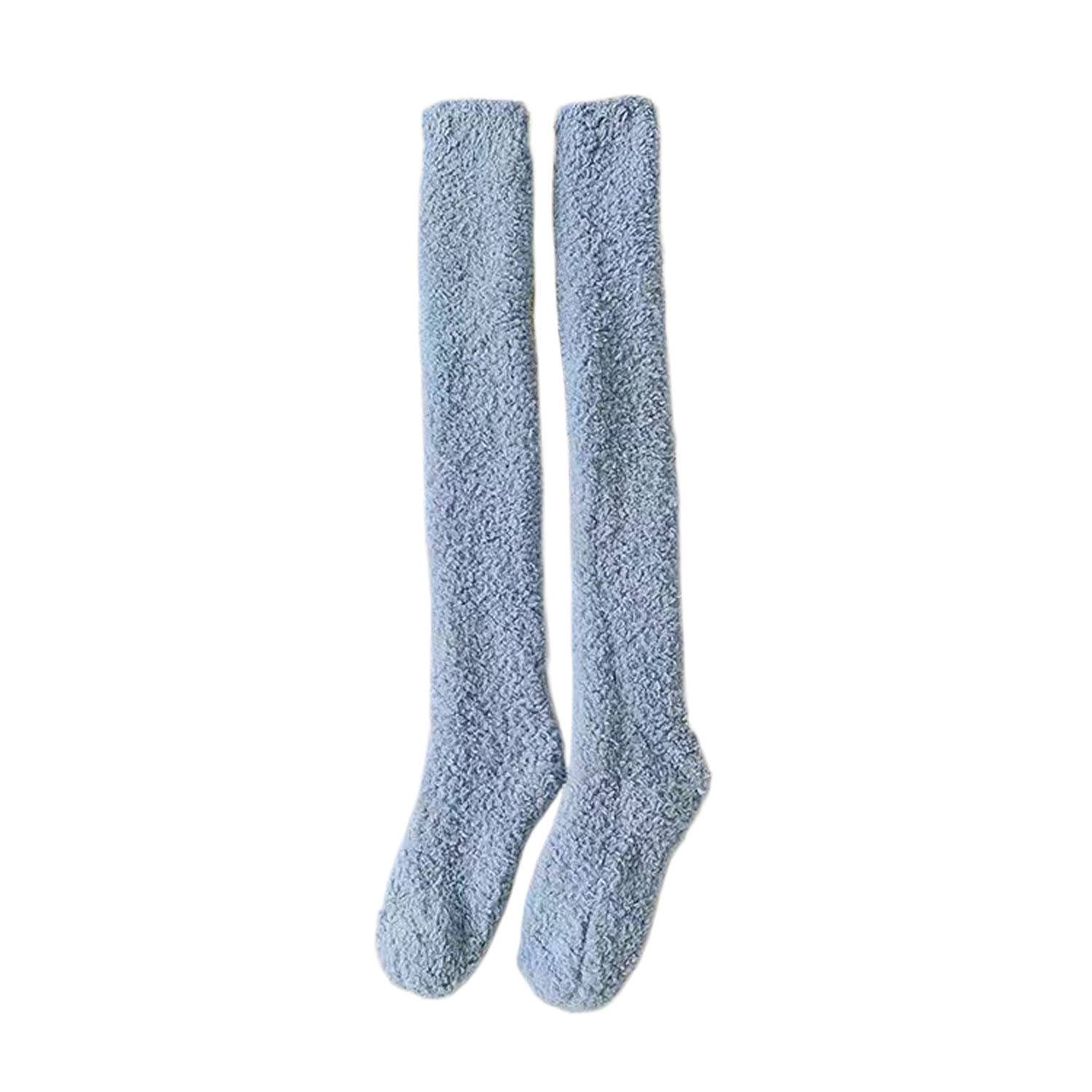 Women's Warm Breathable Knee-High Velvet Socks 10
