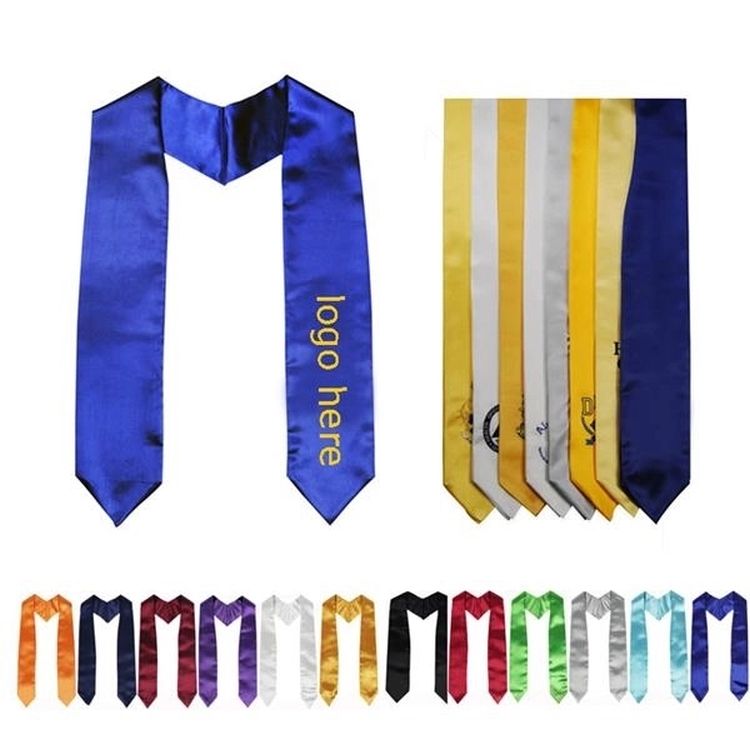 Custom Satin Graduation Stoles 3