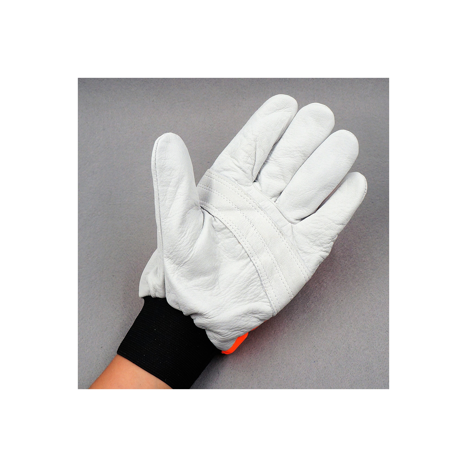 Safety protective genuine leather work gloves 4