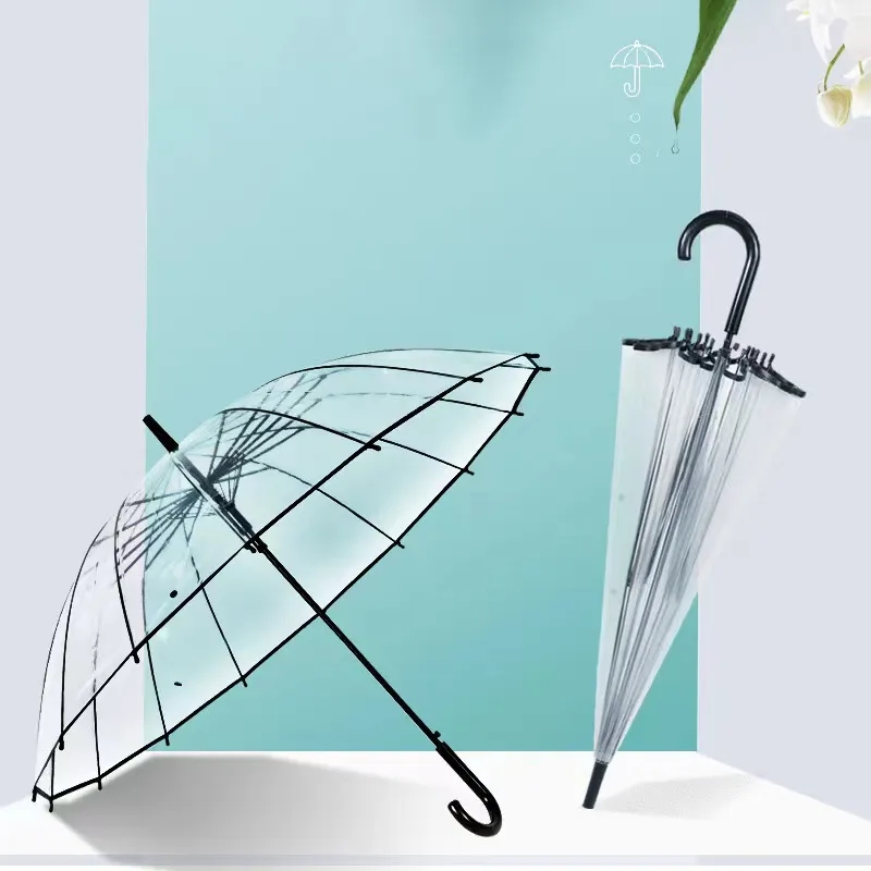 Long-handled Transparent Umbrella 5