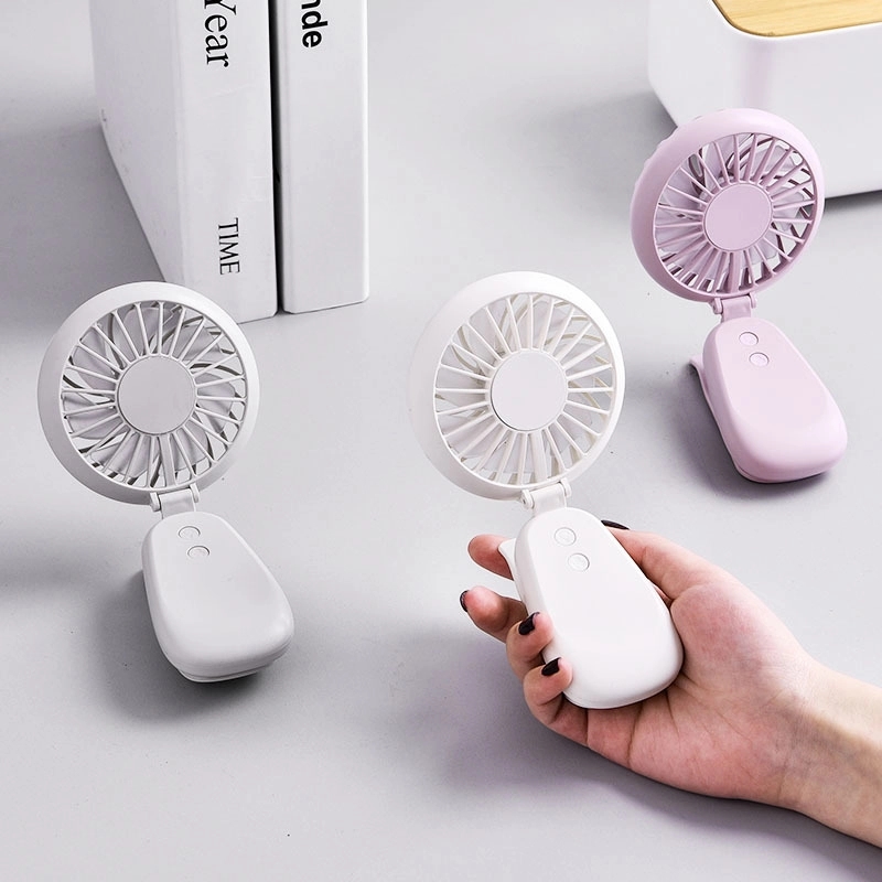 Portable Clip On Rechargeable Fan With Led Light 3