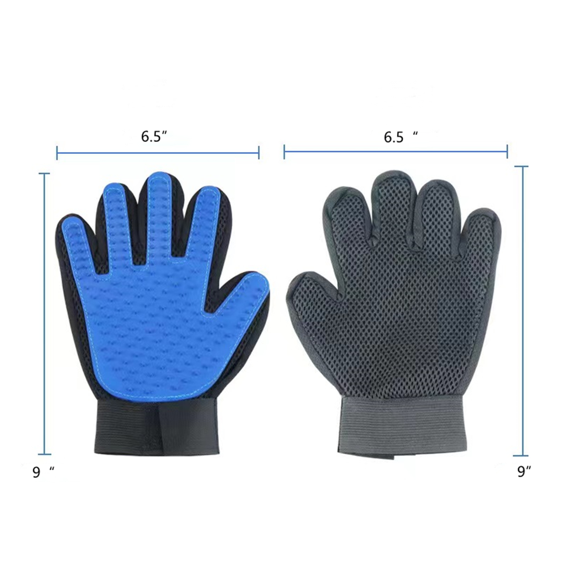 Pet Grooming Gloves Cat Brushes For Gentle Shedding 3