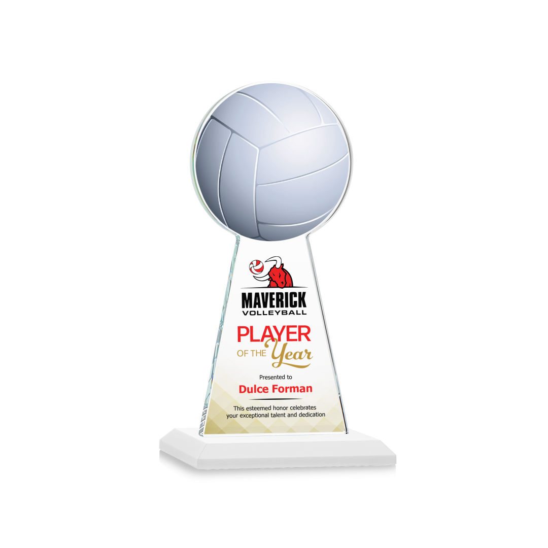 Edenwood Volleyball VividPrint™ Award - White 10