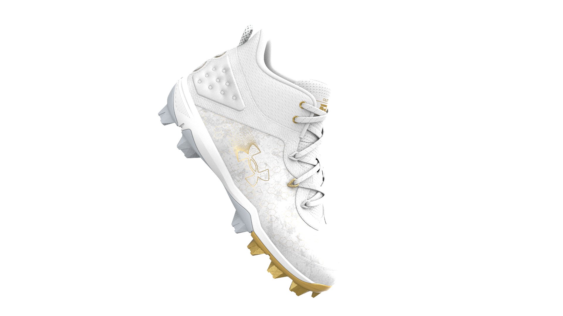 UA Harper 8 Mid RM Jr. Boys' Baseball Cleats 5
