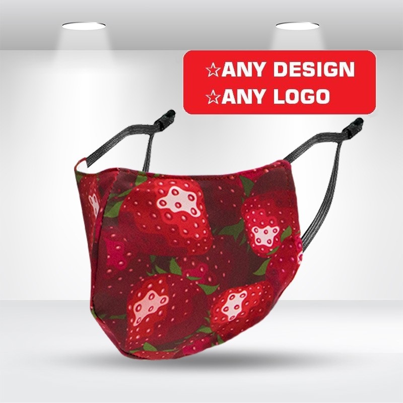 Custom Face Mask - PREMIUM 3-D Sublimation 1