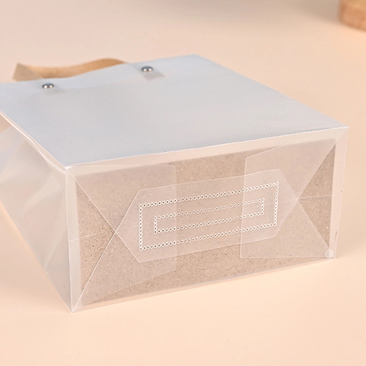 Frosted Plastic Gift Bags 6