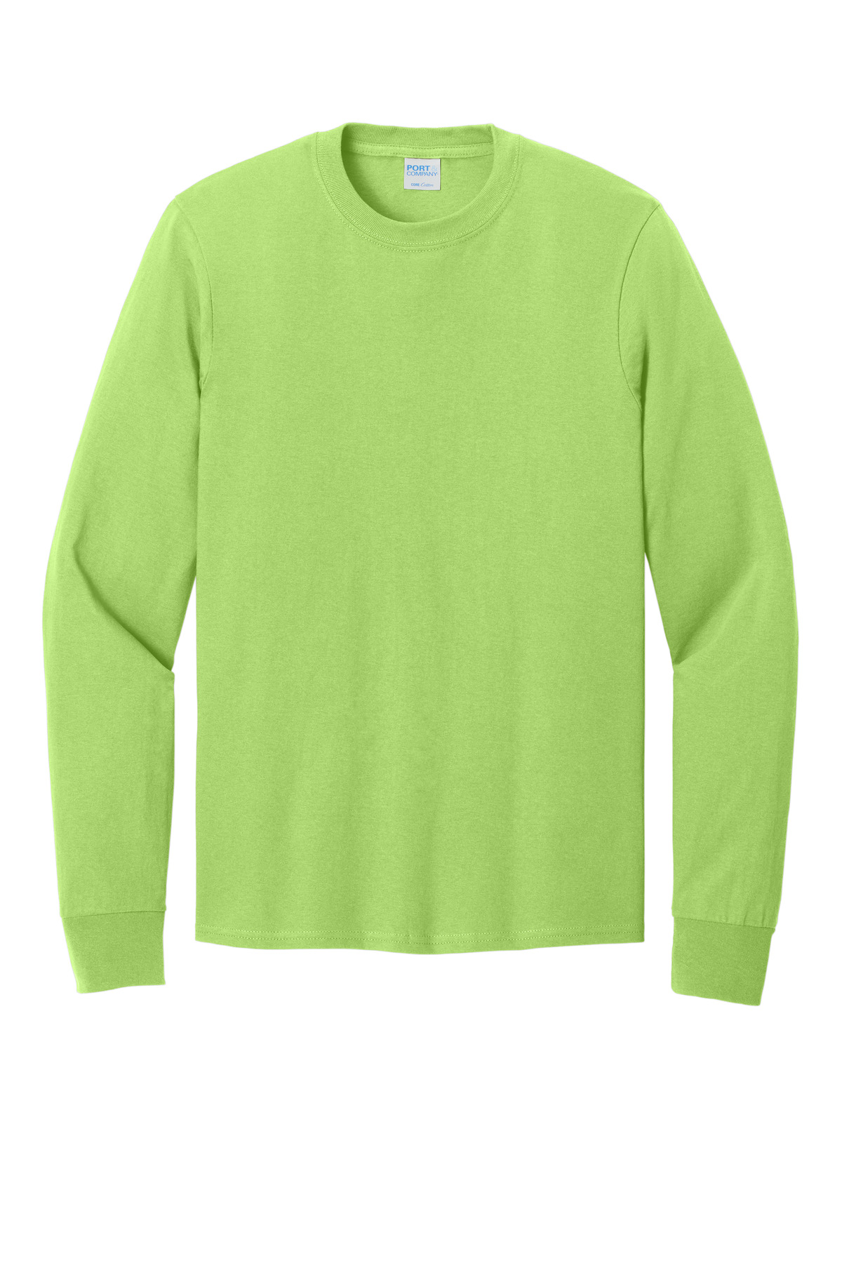 Port & Co Long Sleeve Core Cotton Tee. PC54LS 54