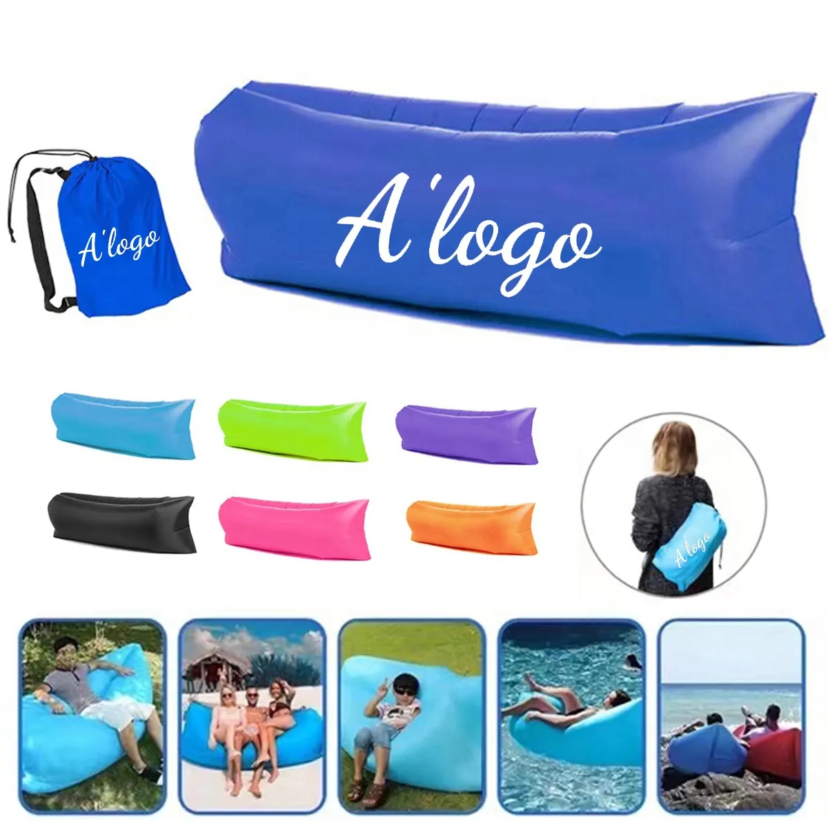 Inflatable Lounger Air Couch 2