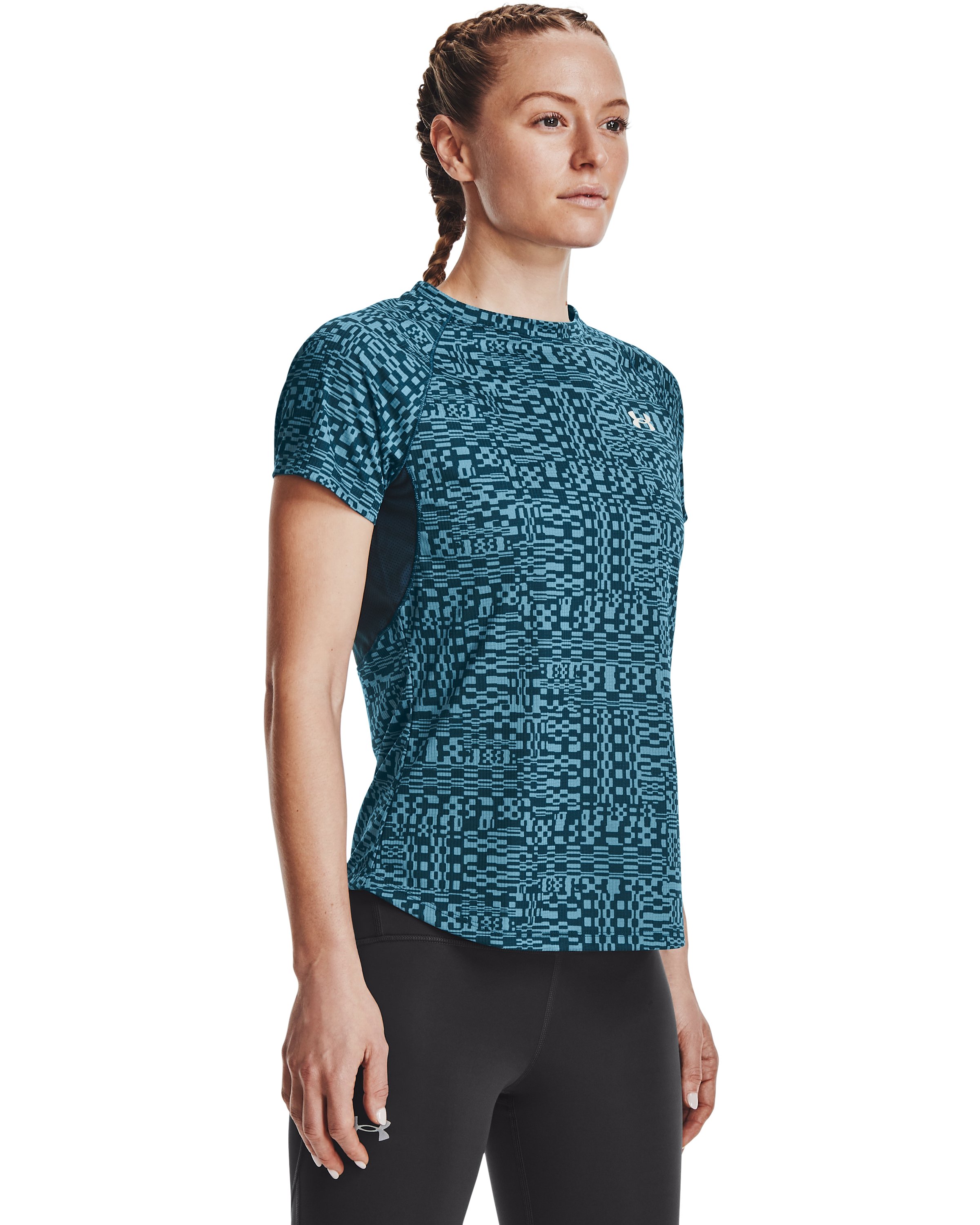 UA Speed Stride Printed Women's Short Sleeve 3