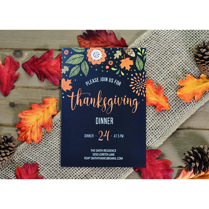 Custom Full Color 5 X 7 Inch Invitation Cards 80