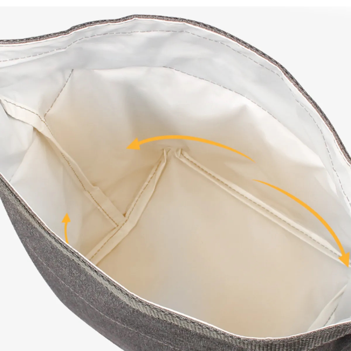 Reusable Insulated Tote Lunch Bag with Buckle Closure Cooler 6