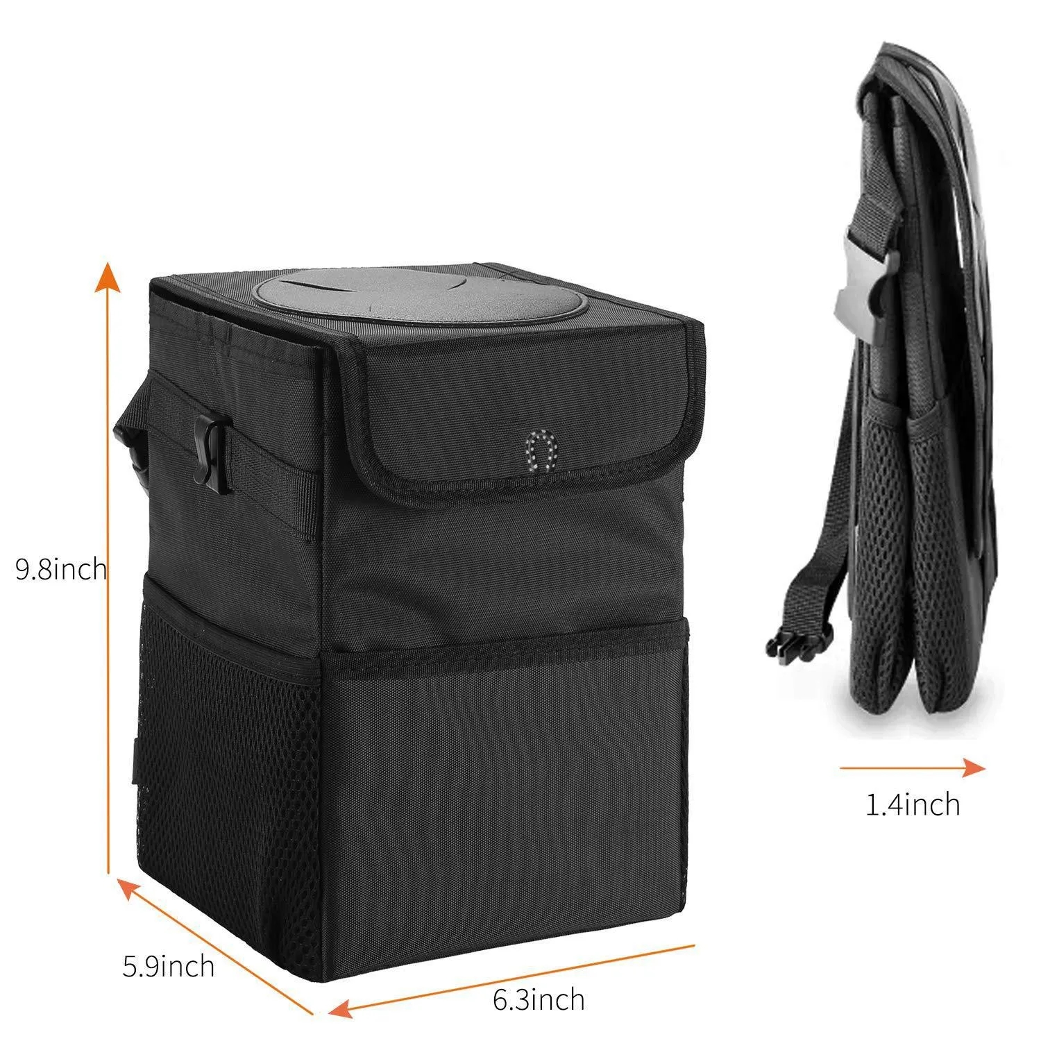 Waterproof Car Trash Can with Lid 4