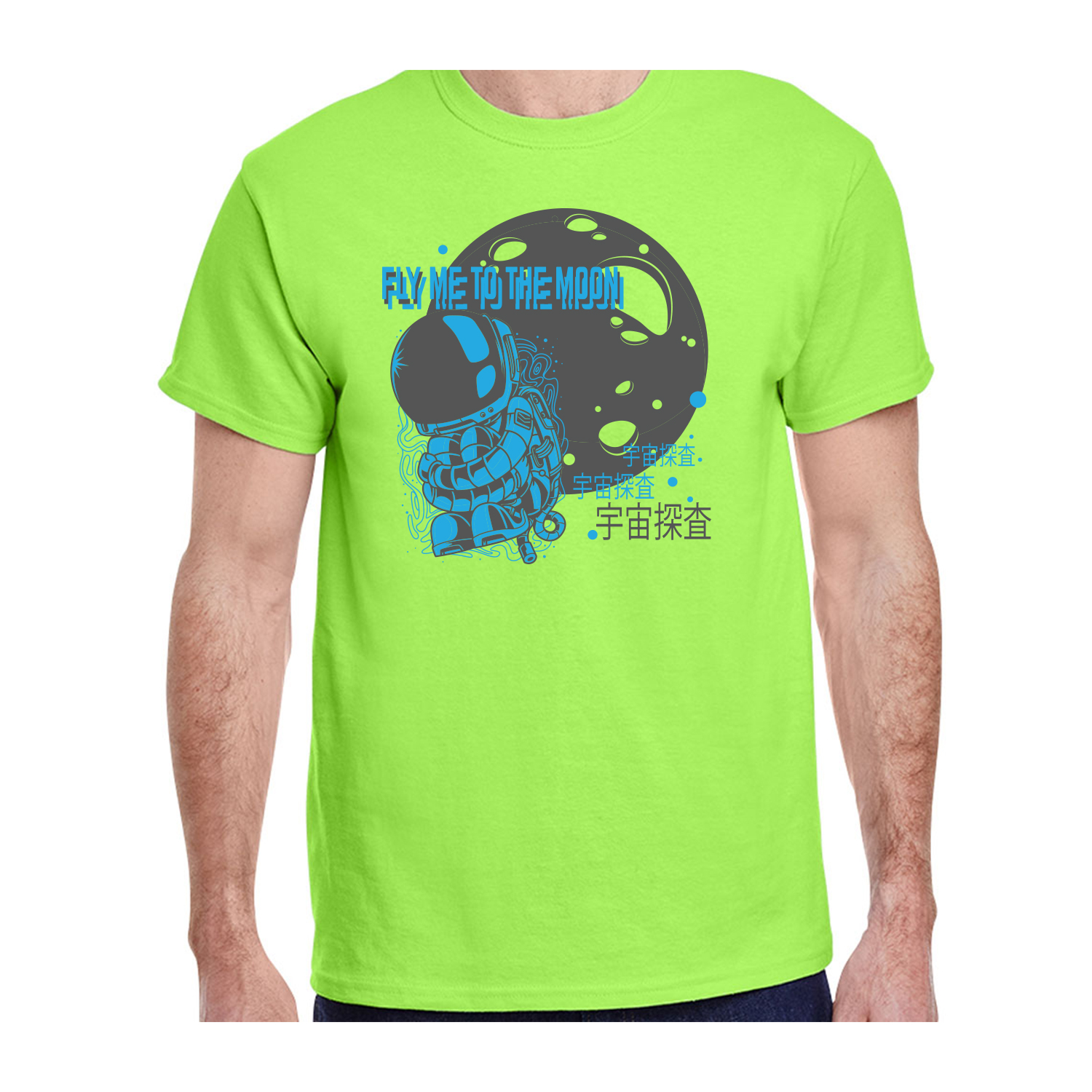 Gildan™ 5.3 oz Cotton Pre-Shrunk T-Shirt (2 Color Imprint) 17