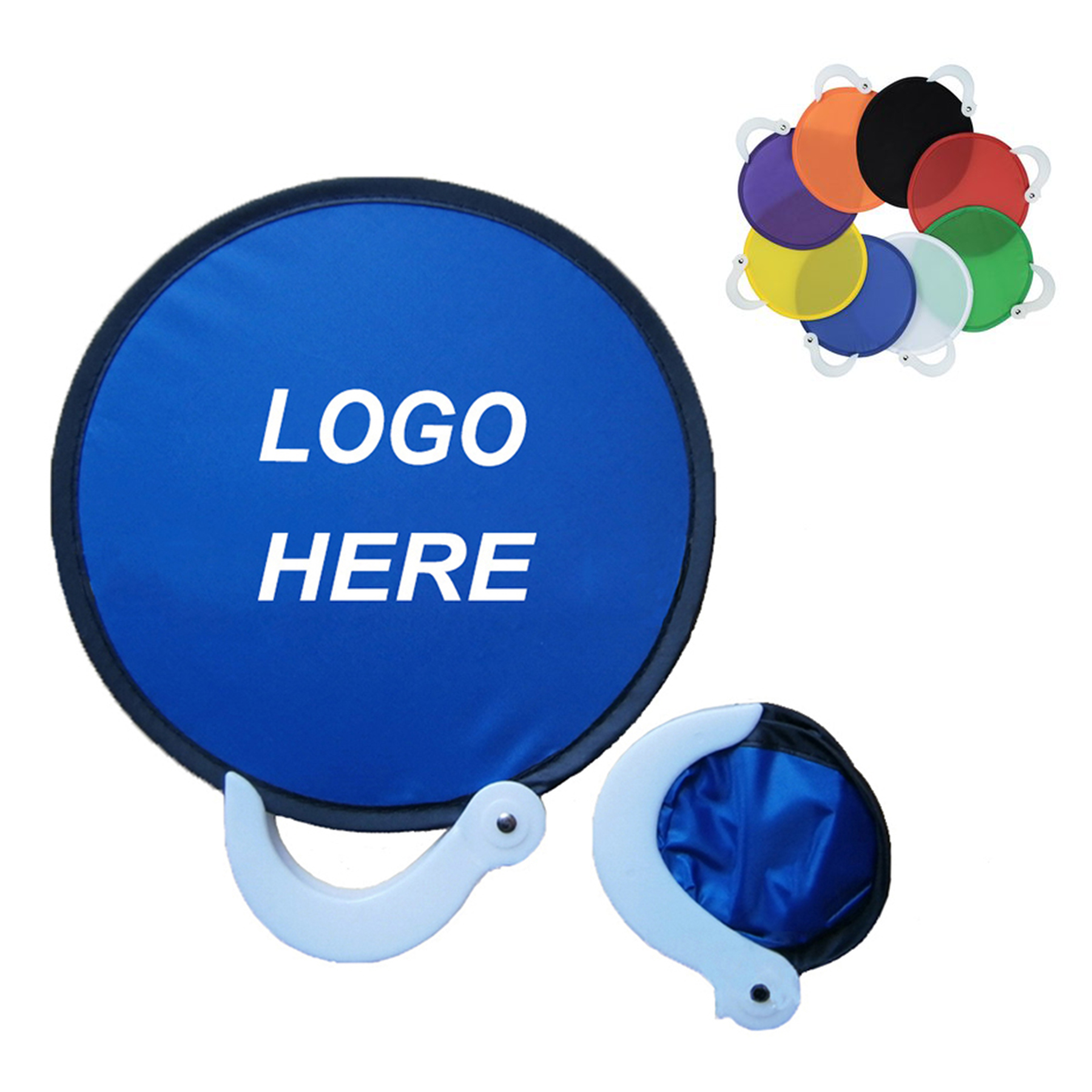 Round Foldable Nylon Fan 1