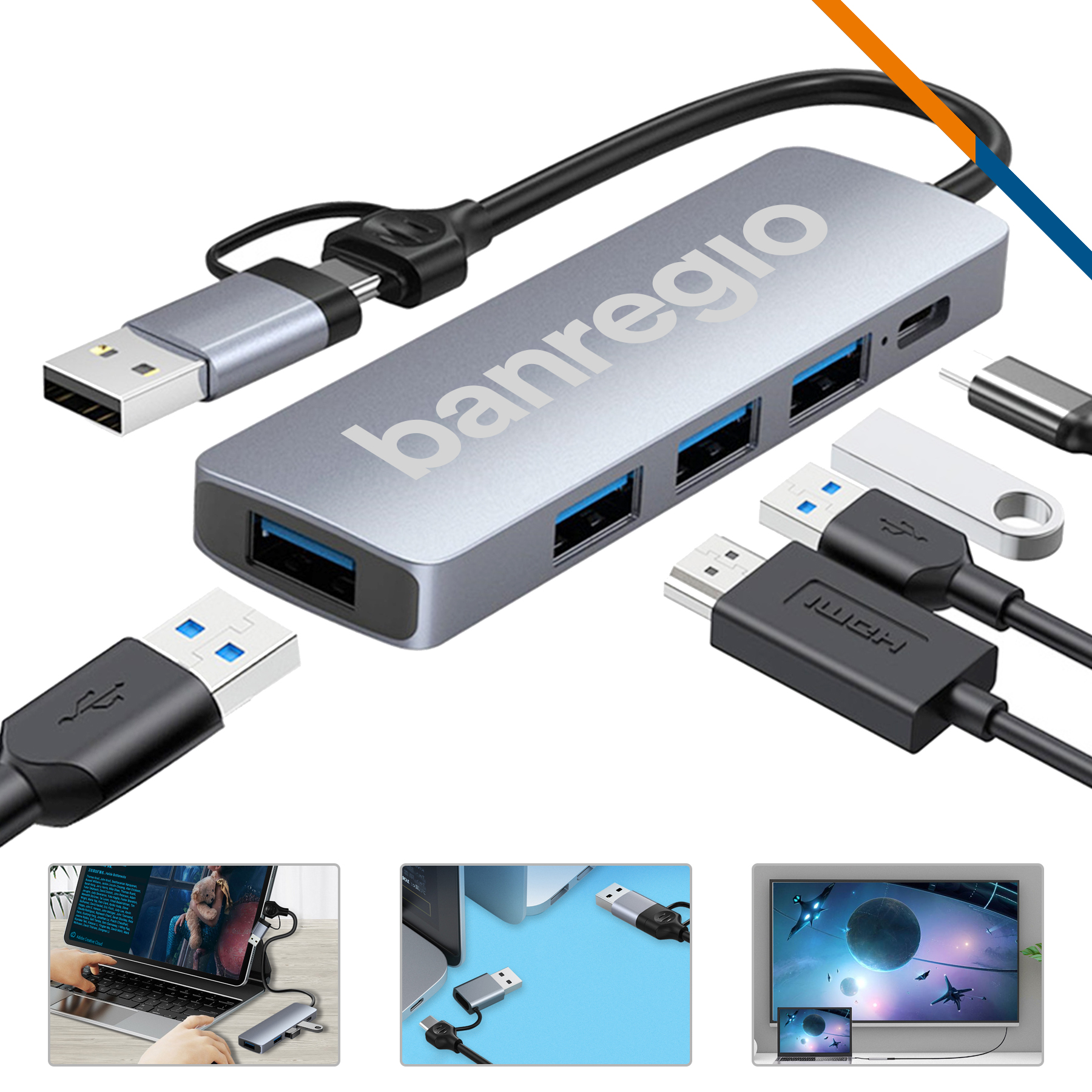 Lapry 5in2 USB Hub 2